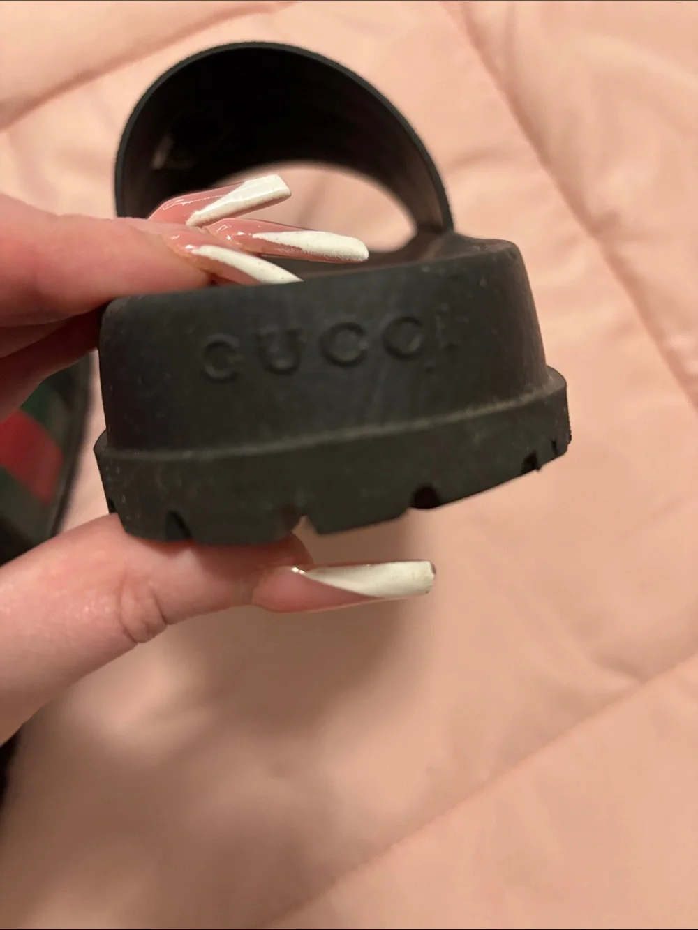 Gucci Black Slide Sandals with Signature Logo